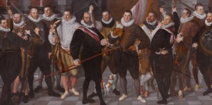 Dirck Jacobsz Rosecrans kapitány és Pauw hadnagy társasága alkotó: Cornelis Ketel