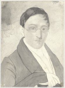 Szemüveges úr portréja alkotó: Cornelis Kruseman