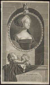 Boleyn Anne, 1697 alkotó: Cornelis Martinus Vermeulen