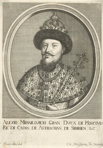 Alekszisz I. Mihajlovics orosz cár portréja 1629-1676, 1670 alkotó: Cornelis Meyssens