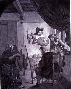 A mecénás és a festő, Cornelis Bega 17. századi festménye után, XVIII.