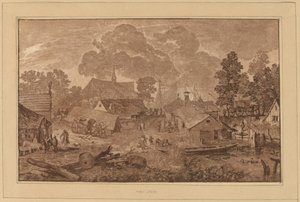 Falu tóval alkotó: Cornelis Ploos van Amstel