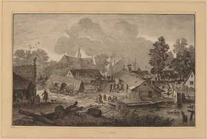 Falu tóval alkotó: Cornelis Ploos van Amstel