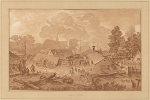 Falu tóval alkotó: Cornelis Ploos van Amstel