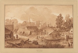 Falu tóval alkotó: Cornelis Ploos van Amstel