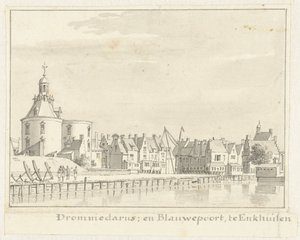 Drommedaris és Blauwepoort Enkhuizenben