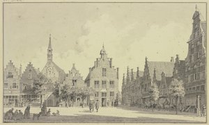 Steenwyk piaca alkotó: Cornelis Pronk