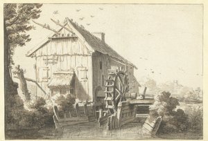 vízimalom alkotó: Cornelis Saftleven (attributed to)