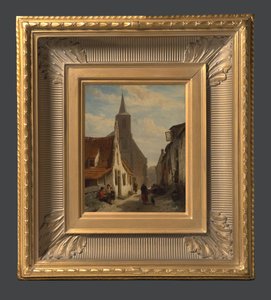 Templom Zandvoortban alkotó: Cornelis Springer