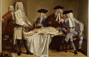 Dr. Willem Röell anatómiai leckéje alkotó: Cornelis Troost