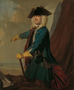 Gerrit Sichterman (1688-1730). A lovasság parancsnoka, az Oranje-Groningen Gyalogezred ezredese, a Grave parancsnoka alkotó: Cornelis Troost