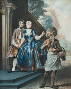 Pefroen és a bárány feje, 1739 alkotó: Cornelis Troost