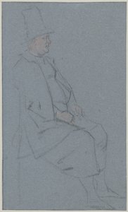 Ülő kacsa, profil jobbra alkotó: Cornelis Troost