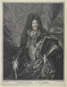 XIV. Lajos francia király (metszet)
