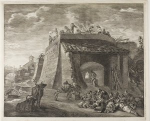 Lime-Kiln, a Reynst kabinettől alkotó: Cornelis Visscher