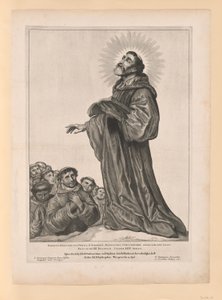 Szent Egbert apát, az Észak- és Dél-Hollandia szentjei közül alkotó: Cornelis Visscher