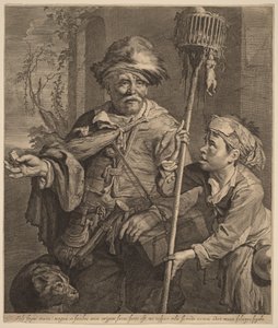 Patkányméreg-árus alkotó: Cornelis Visscher