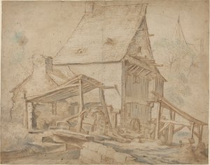 Egy régi vízimalom alkotó: Cornelis Willaerts