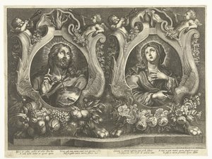 Krisztus és Mária alkotó: Cornelis de Bout (possibly)