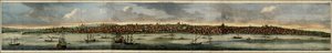 Cornelis De Bruyn 1698-as színes látképe Konstantinápolyról