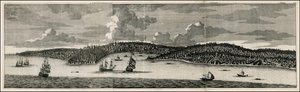 Cornelis De Bruyn 1698-as Konstantinápoly és Pera látképe