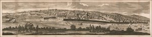 Cornelis De Bruyn 1698-as jeruzsálemi látképe