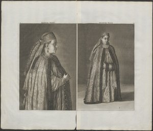 Orosz nő Kezdő: Moszkva átutazása, 1711
