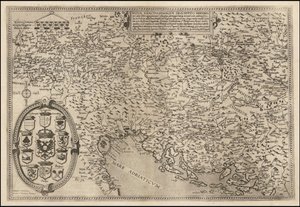 Cornelis de Jode 1593-as Duna térképe