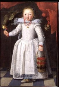 Kislány papagájjal alkotó: Cornelis de Vos