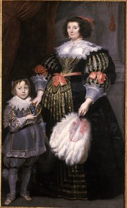Madame Charlotte Butkens-Smit van Cruyninghen és fia, Johannes-Amatus