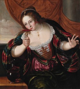 Egy hölgy portréja alkotó: Cornelis de Vos