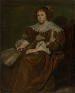 Egy fiatal nő portréja. alkotó: Cornelis de Vos