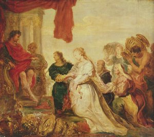 Scipio kontinenciája alkotó: Cornelis de Vos