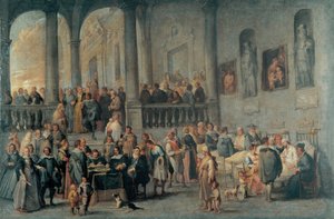 Wael, Cornelis, To Visit the Sick (1592-1667). Olaj, vászon, méret: 99x152, c. 1640, Strada Nuova Múzeum, Genova alkotó: Cornelis de Wael
