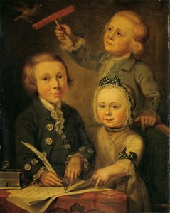 Barend Goudriaan gyermekeinek portréja alkotó: Cornelis van Cuylenburgh (II)