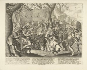 Gazda esküvője alkotó: Cornelis van Dalen (I)