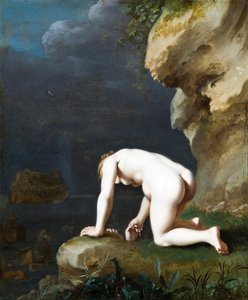 Calypso istennő megmenti Ulysses-t, 1630