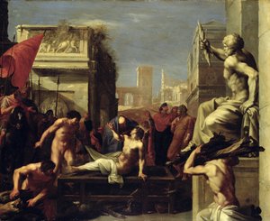 Szent Lőrinc vértanúsága, 1620-1 (olaj, réz)
