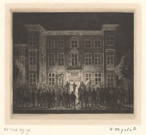 A delfti akadémia temetése, 1864. június 30