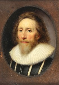 Egy úriember vágott fekete duplaruhában, 1639 (wc pergamen)