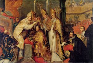 V. Károly (1500-58) római császárkoronázása