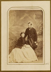 [Szent Albans hercege és hercegnője] alkotó: Cornelius Jabez Hughes