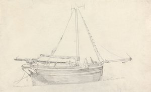Scarborough "Providence" halászhajója alkotó: Cornelius Varley