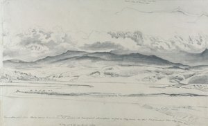 Hegyi panoráma Walesben, Cader Idrisben alkotó: Cornelius Varley