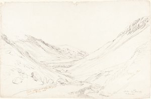 Tally Llyn a Llyn Trigraintől alkotó: Cornelius Varley