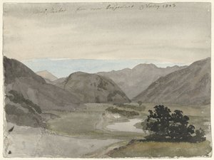 Moel Siabod kilátása Beddgelertből, Észak-Walesből Moel Siabod kilátása Beddgelertből, Észak-Walesből alkotó: Cornelius Varley