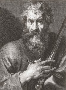 Pál apostol. Portré. alkotó: Cornelius van Caukercken
