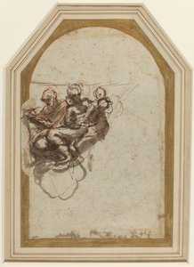Szent Máté és Szent Jeromos [verso]