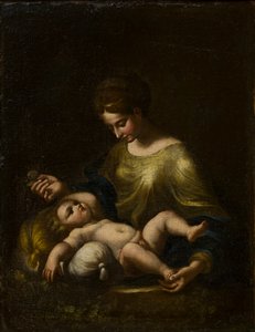 A Madonna és a gyermek, 1509-34 körül (olaj, vászon)