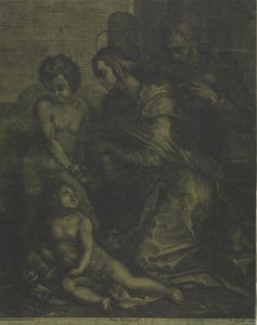 A Szent Család Szent Jánossal, c. 1710-1715. alkotó: Cosimo Mogalli